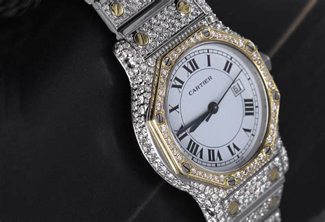 cartier santos octagon 2966|cartier santos octagon watch price.